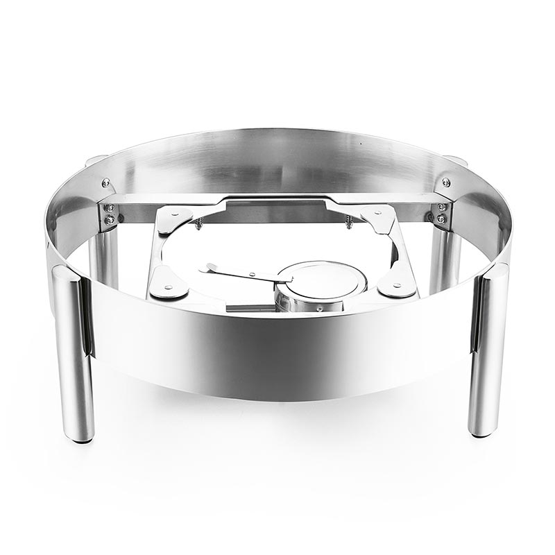 Biradlı GRV-5025 Lux Yuvarlak Chafing Dish Ayaklı Stand