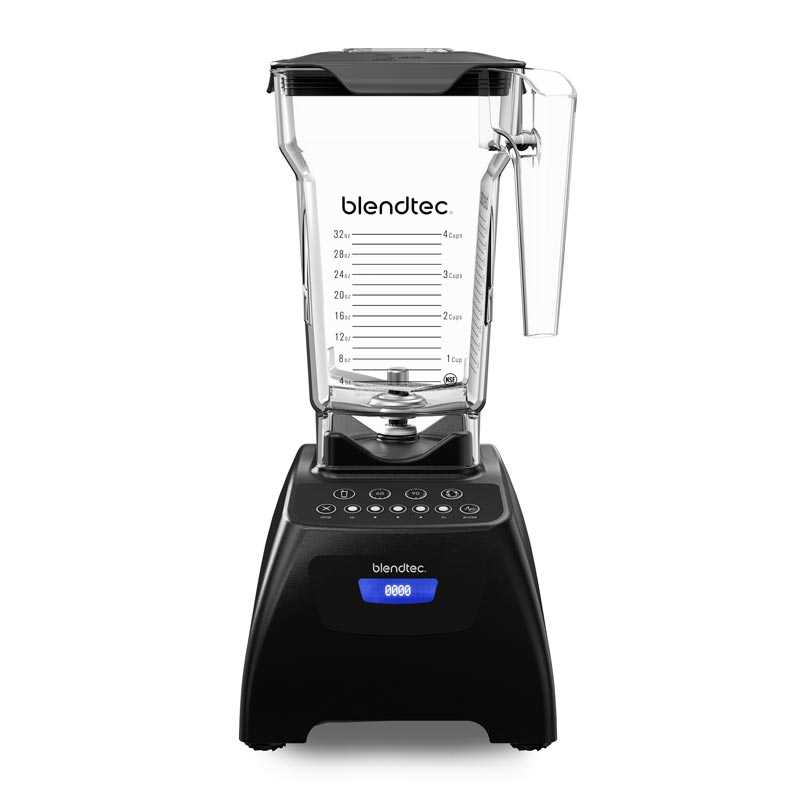 Blendtec Classic 575 Blender, 3 Beygir, 2+2 Programlı, 1560 W, Siyah