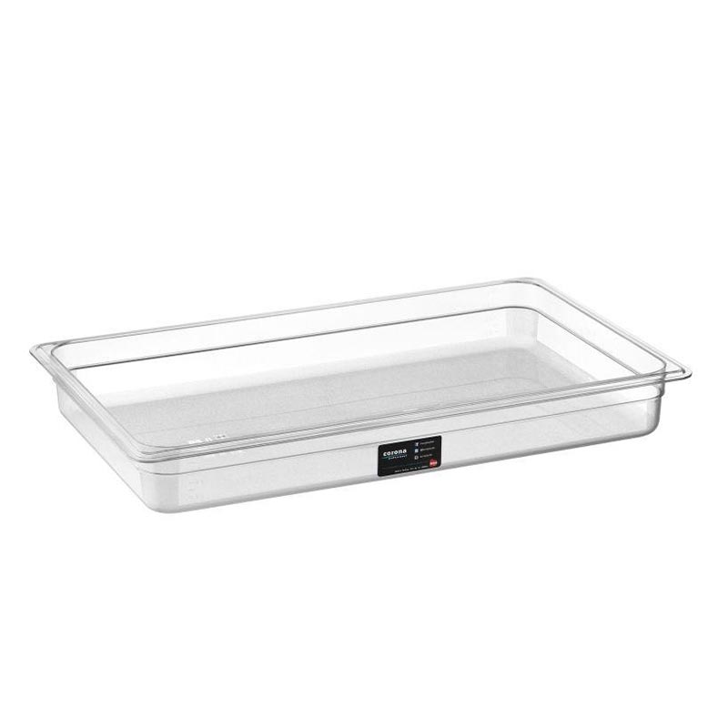 Bora Plastik GN 1/1-100 mm Polikarbon Gastronorm Küvet, 8 L
