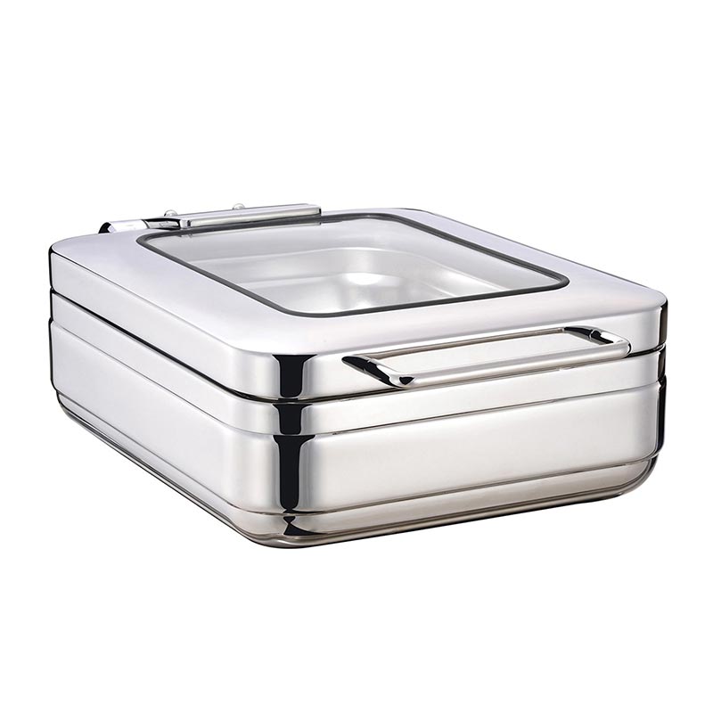 Öztiryakiler Kare Chafing Dish, 4 L, 31x45 mm