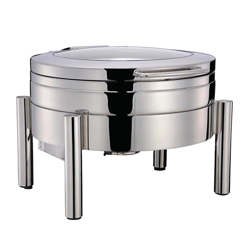 Öztiryakiler Yuvarlak Chafing Dish, 6 L, 55x45 mm