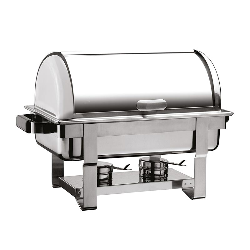 Öztiryakiler Rolltop Kapaklı Chafing Dish, İçiçe Geçen Ayaklı