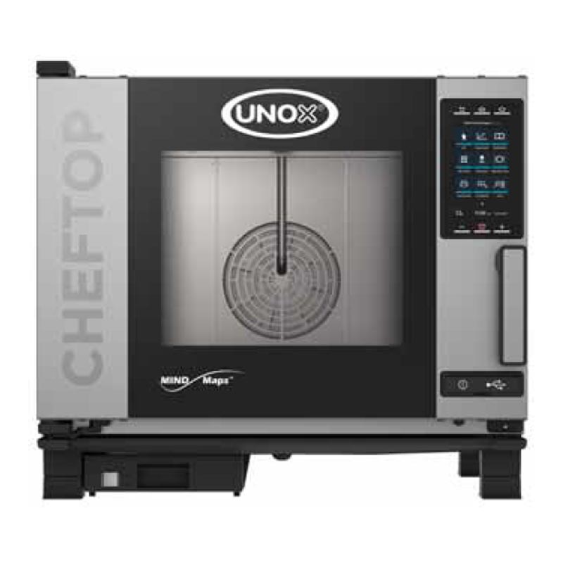 Unox Cheftop Plus Combi Fırın, 5 GN 1/1 Kapasiteli, Gazlı