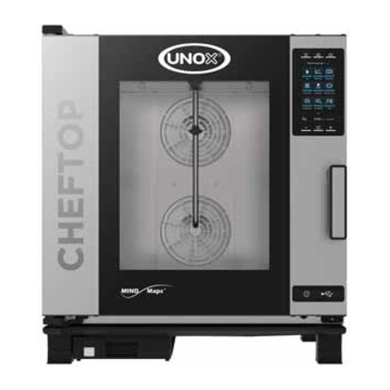 Unox Cheftop Plus Combi Fırın, 7 GN 1/1 Kapasiteli, Gazlı