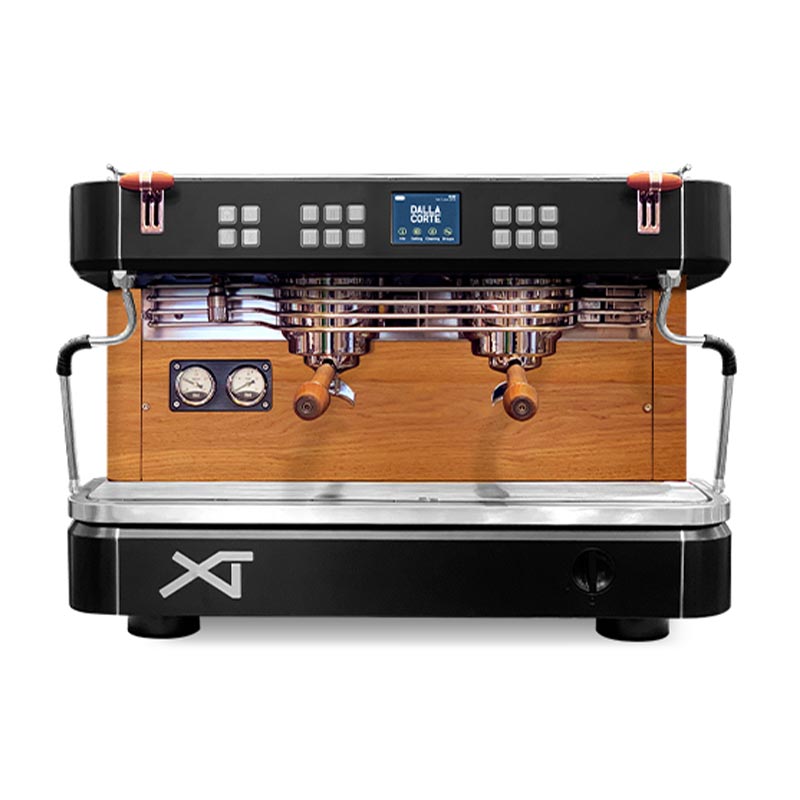 Dalla Corte XT Classic Espresso Makinesi, 2 Gruplu, Kahverengi-Siyah