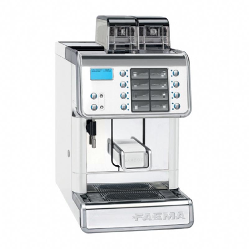 Faema Barcode MilkPs C&S 11 Süper Otomatik Espresso Kahve Makinesi, 2 Öğütücülü, Sıcak Çikolata Özellikli
