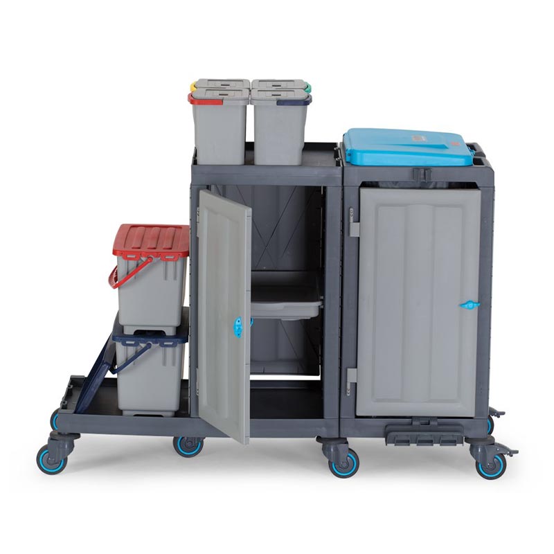 Fantom Procart 380 Dolaplı ve Kova Takımlı Temizlik Arabası