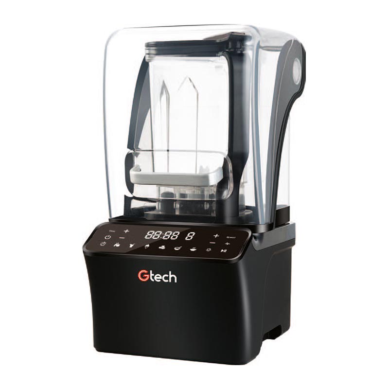 Gtech GT-E8 Bar Blender, Gürültü Önleyici Kapaklı, 1.2 L, 1500 W, Siyah