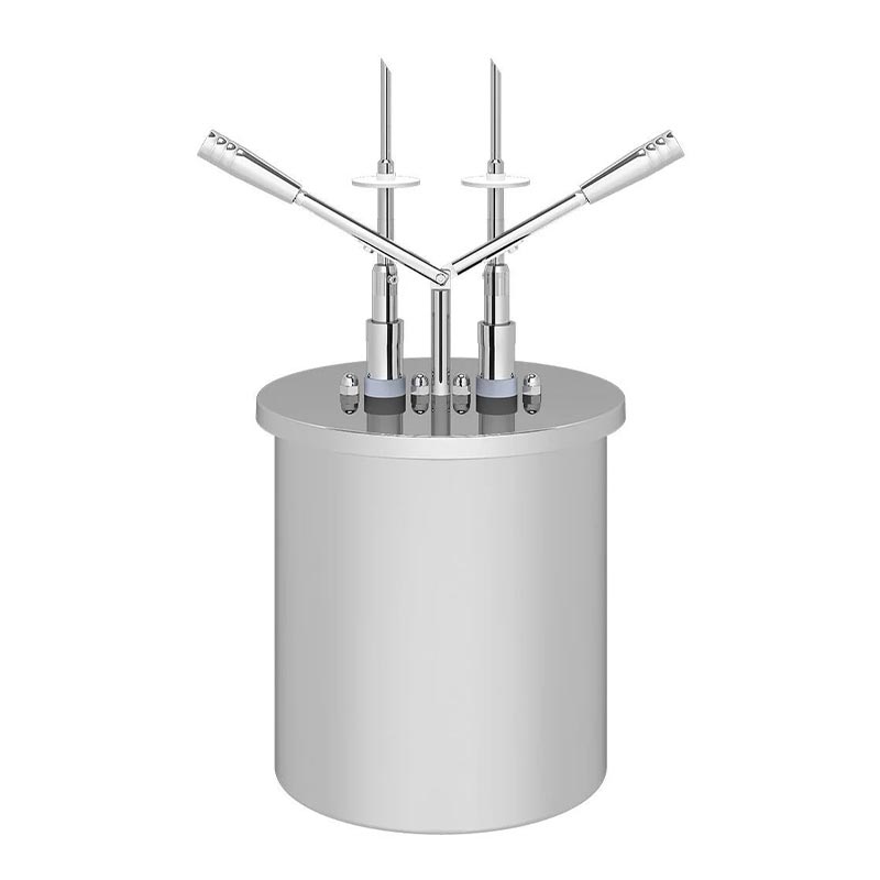 Kalando KD-019-10 Çift Enjekte Dolum İğneli Paslanmaz Çelik Hazneli Çift Kollu Sos Pompası, 10 L