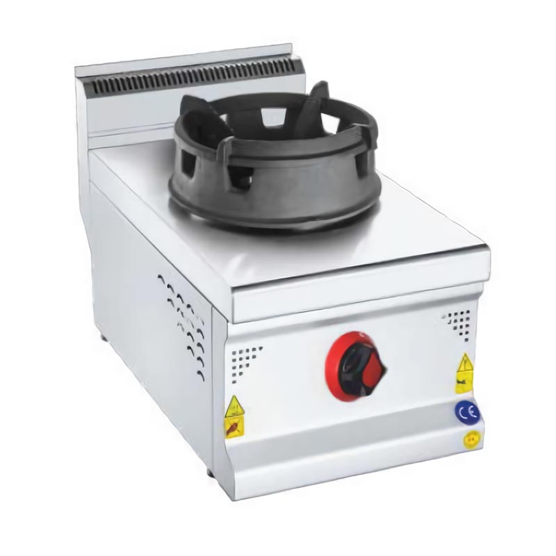 Karacasan 700 Seri Tekli Wok Ocak, 400x700x300 mm, Gazlı