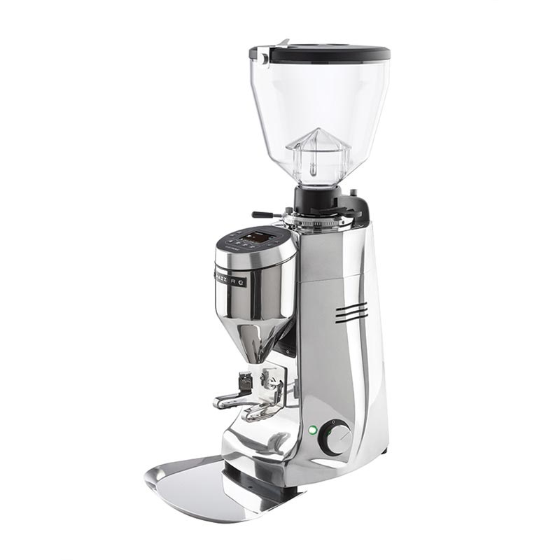 Mazzer Kony S Electronic On Demand Kahve Değirmeni, Parlak Alüminyum