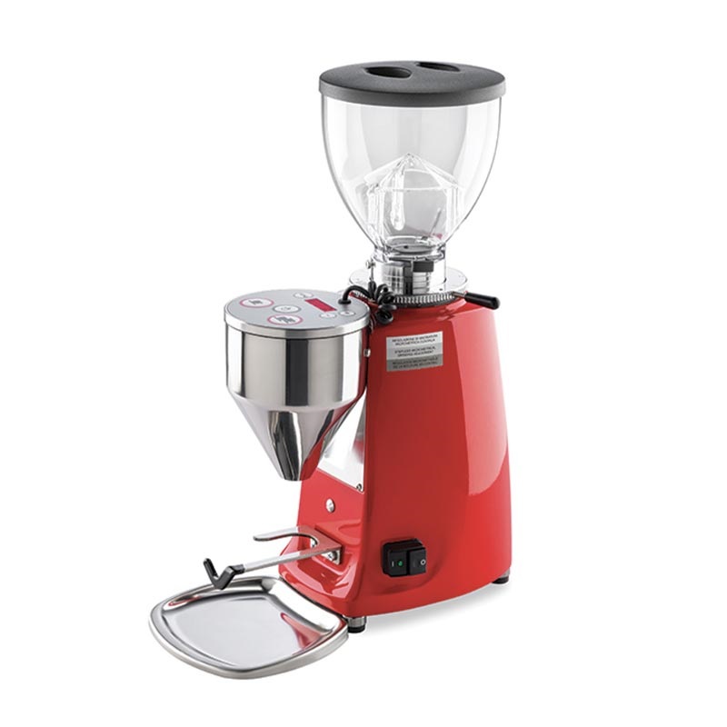 Mazzer Mini Electronic A On Demand Kahve Değirmeni, Kırmızı