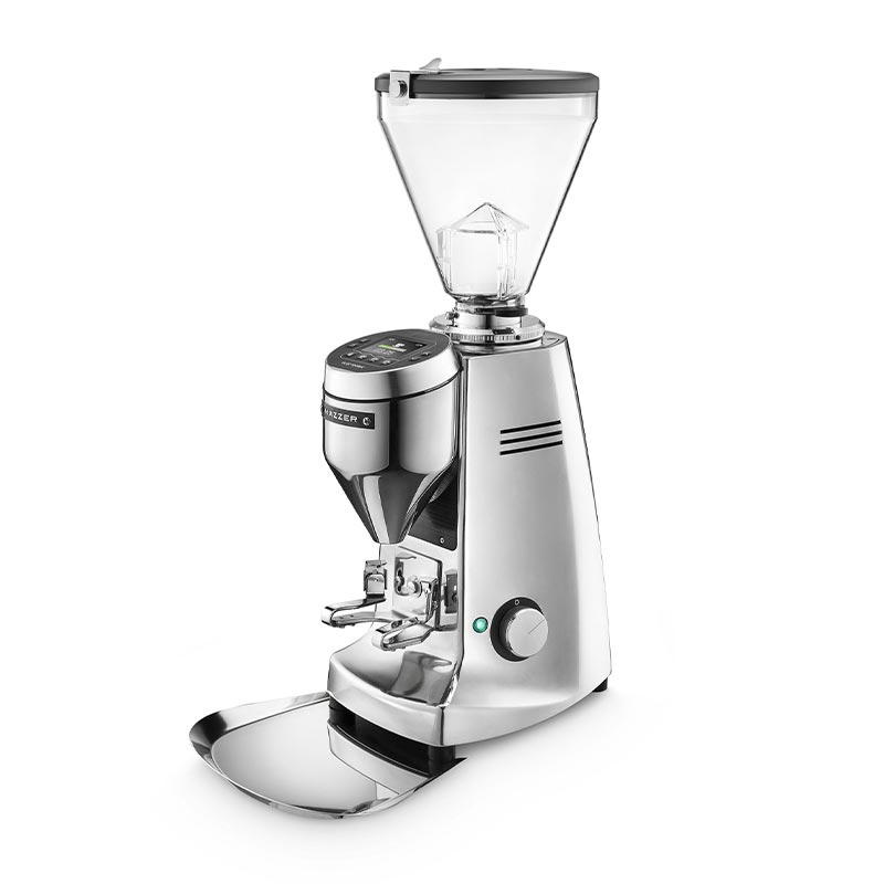 Mazzer Super Jolly Pro Electronic On Demand Kahve Değirmeni, Parlak Alüminyum