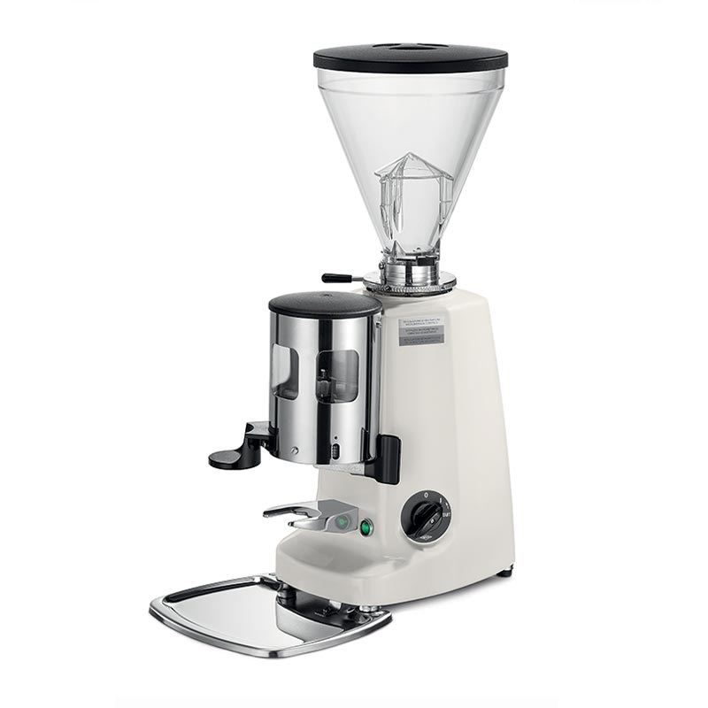 Mazzer Super Jolly Timer Zamanlayıcılı Kahve Değirmeni, Beyaz