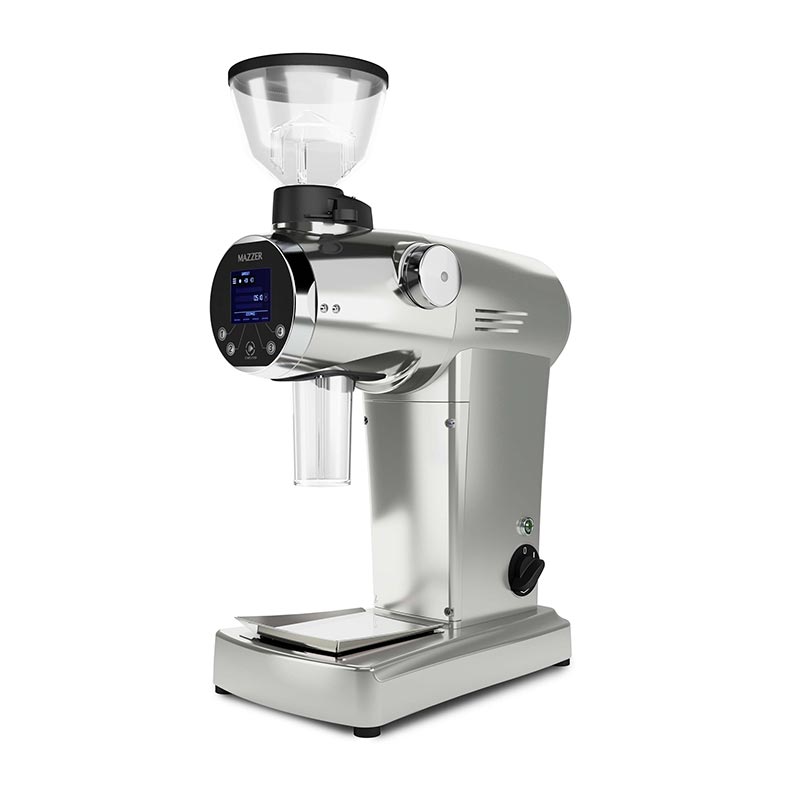 Mazzer ZM Electronic Kahve Değirmeni, Gümüş