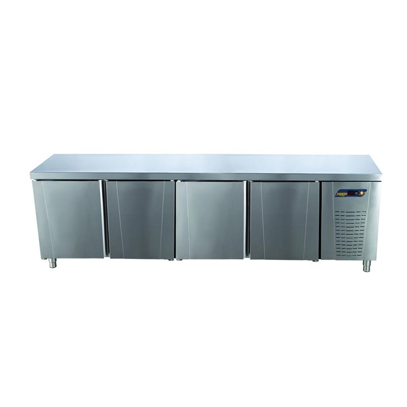 Ndustrio TNG-74-WOB Sırtsız Tezgah Tip Gastronorm Derin Dondurucu,  4 Kapılı