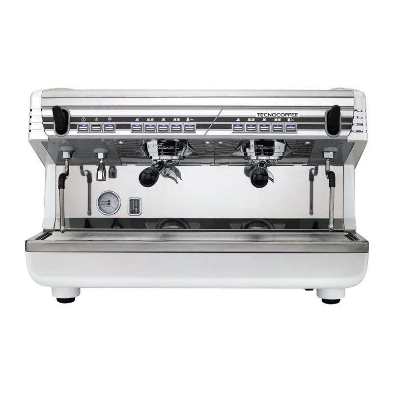 Nuova Simonelli by Tecnocoffee Appia II Tam Otomatik Espresso Kahve Makinesi, 2 Gruplu, Beyaz