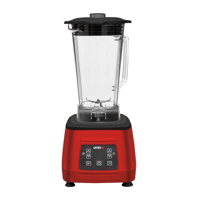 Omake Buz Kırıcı Dijital Bar Blender, 3 L, 2200 W, Kırmızı