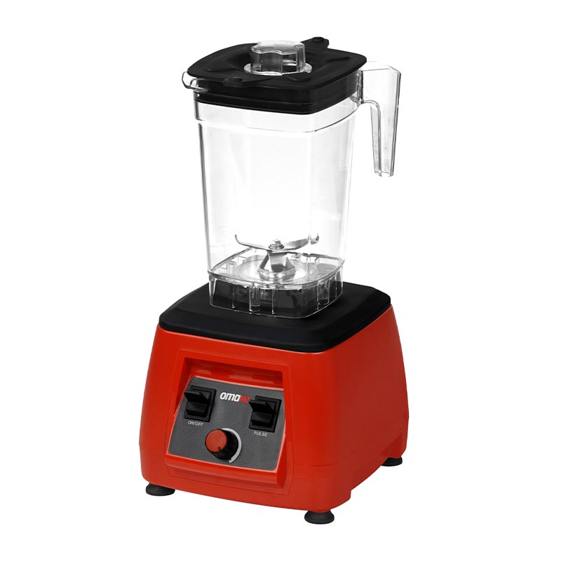 Omake BLE05 E11 Buz Kırıcı Manuel Bar Blender, 2 L, 2200 W, Kırmızı