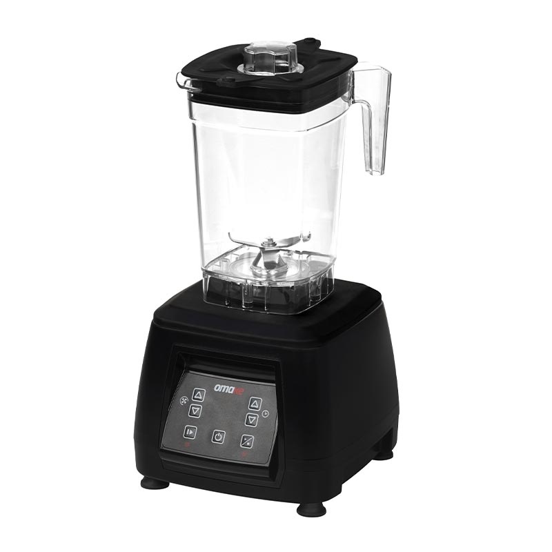 Omake BLE05 E15 Buz Kırıcı Dijital Bar Blender, 2 L, 2200 W, Siyah