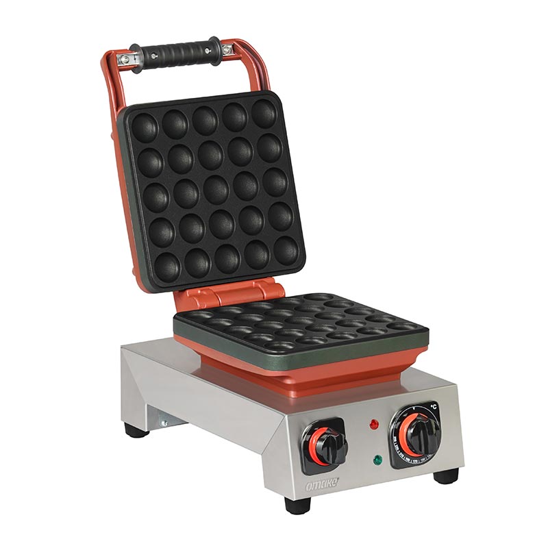 Omake WFL21.E12 Z5F Zamanlayıcılı Mini Top Tekli Waffle Makinesi, Elektrikli