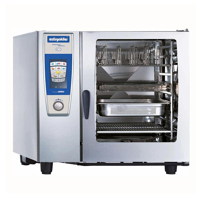 Öztiryakiler SCC WE 101G Ozti & Rational Fırın, 10 Adet GN 1/1 Tepsi Kapasiteli, Gazlı