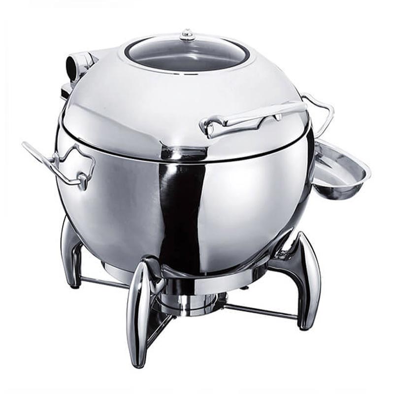 Öztiryakiler Yuvarlak Standlı Chafing Dish Çorbalık, 11 L