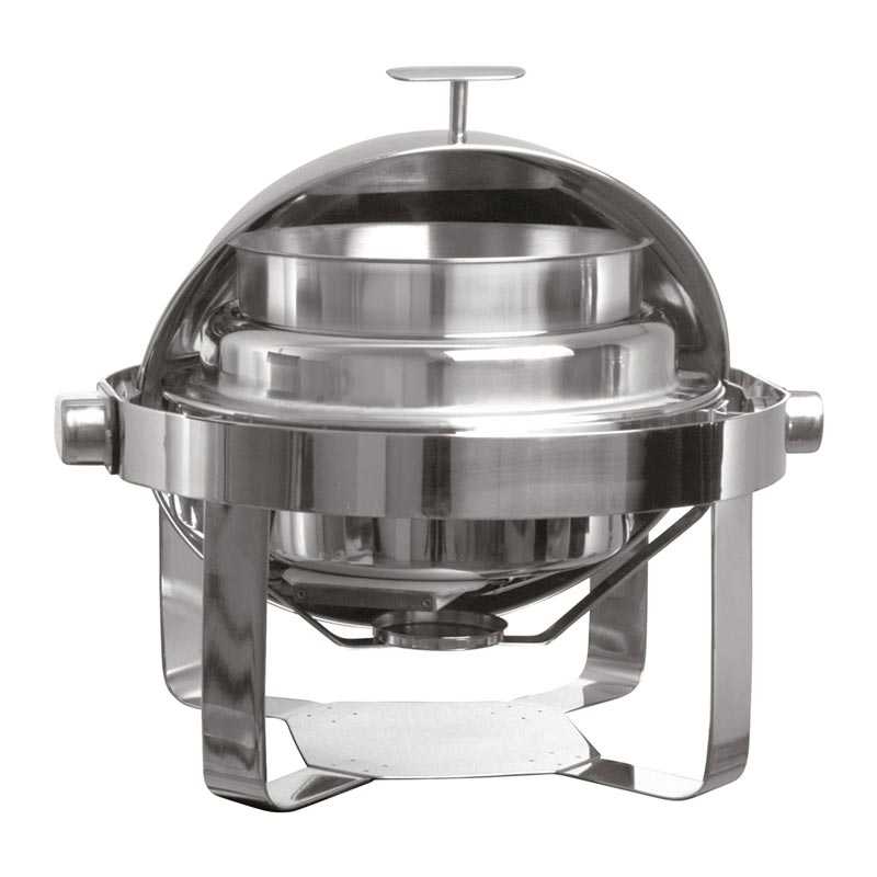 Öztiryakiler Çorbalıklı Düz Ayaklı Chafing Dish, Jel Yakıtlı