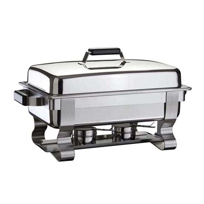 Öztiryakiler Normal Kapaklı Chafing Dish, GN 1/1, Elektrikli+Jel Yakıtlı