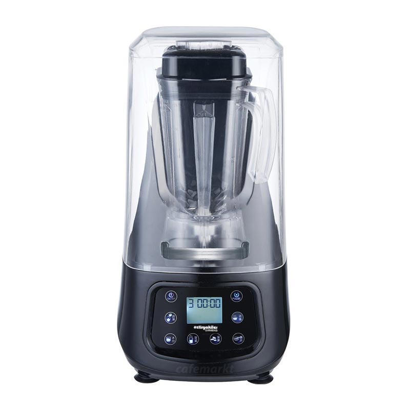 Öztiryakiler Gurmeaid CB699-D Gürültü Önleyici Kapaklı, Dijital Bar Blender, 2 L, 1680 W, Siyah