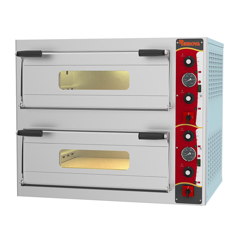 Rinnova E6302WAB Analog Kontrollü Tek Katlı Pizza Fırını, 6 Pizza Kapasiteli, 93x62 cm, Elektrikli