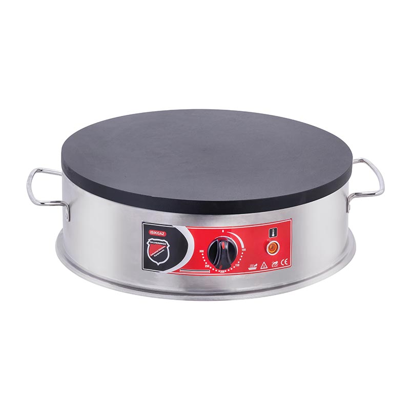 SilverInox Krep Makinesi, 40 cm, Elektrikli, Inox