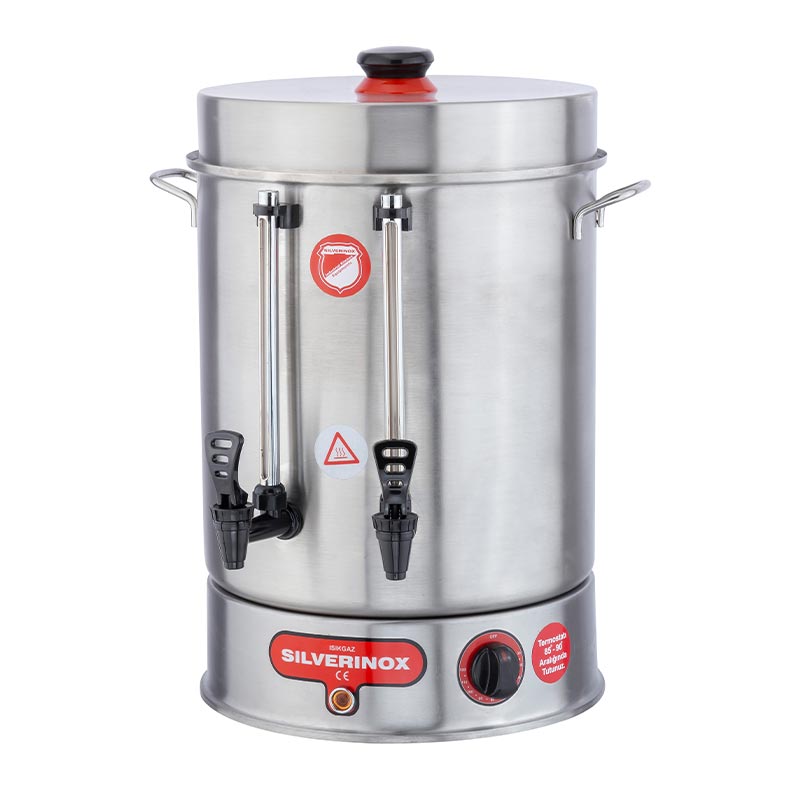 SilverInox Standart Çay Makinesi, 120 Bardak Kapasiteli, 12 L