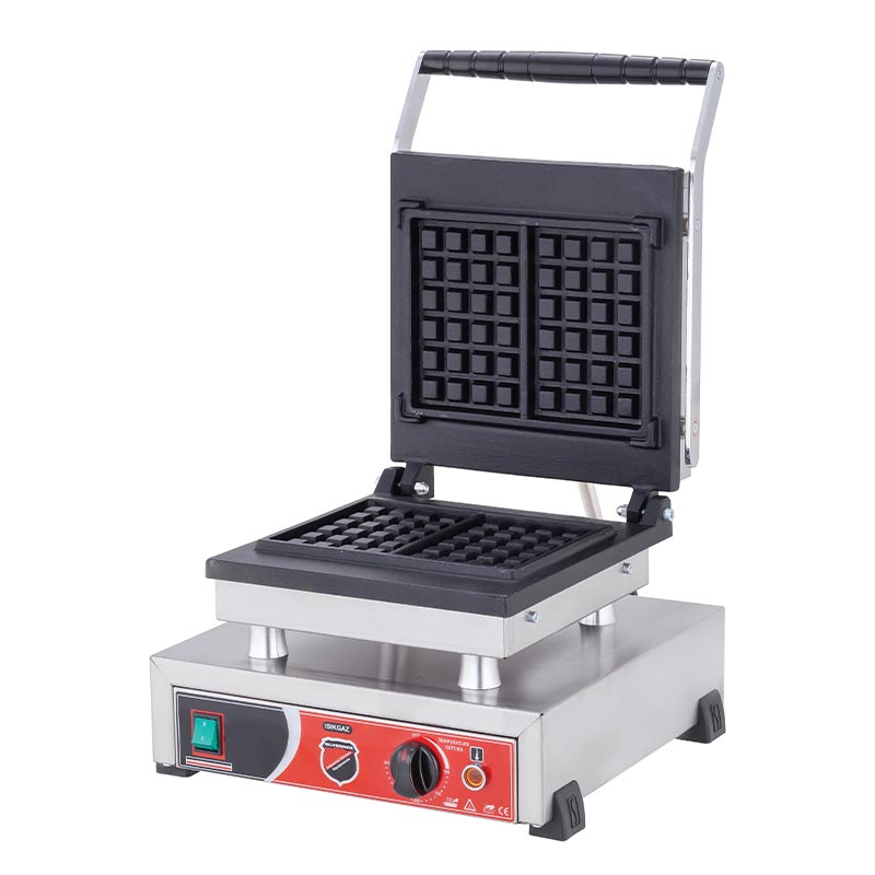 SilverInox Kare Model Waffle Makinesi, Elektrikli